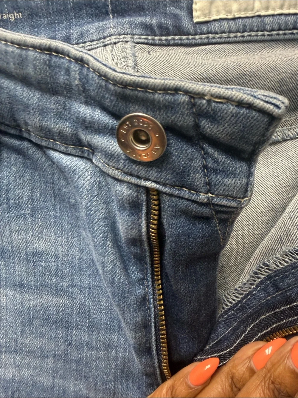 AG Adriano Goldschmied Light Blue Denim Jeans